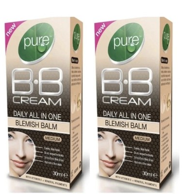 2x 30 ml Pure BB Cream Daily All In One Blemish Balm (Medium) NEU UK