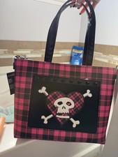 Loungefly Avril Lavigne Pink/Black Plaid Larg...
