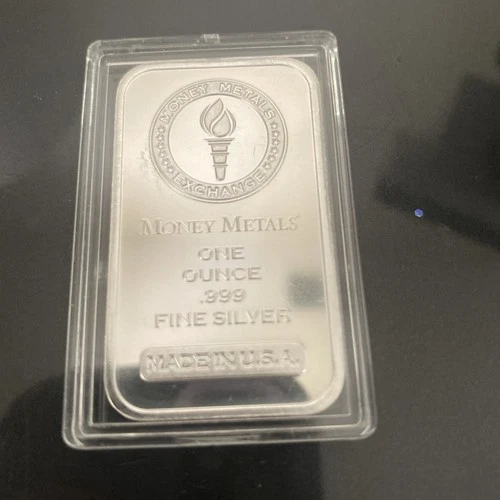 Money Metals Exchange 1 oz .999 Fine Silver Bar Sealed