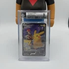Pokémon TCG Pikachu v TG16/TG30 Lost Origin 2022 Full Art Holo BGS 9 Mint