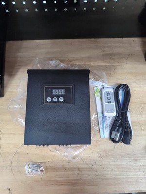 Elanphy 300W Outdoor Low Voltage Transformer With Timer Photocell Sensor Remote