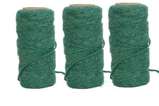 190ft 2mm Natural Thick Garden Twine String Green 3 pack