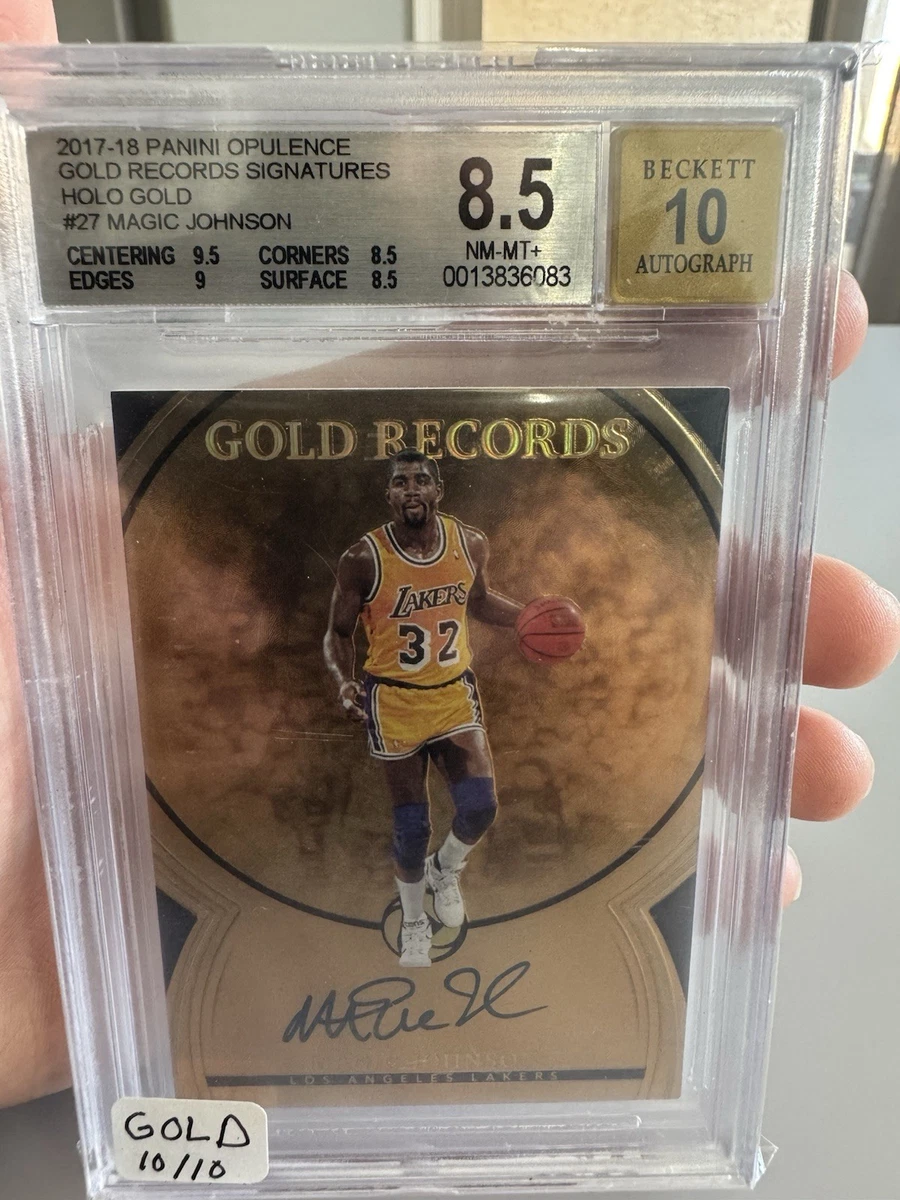 Magic Johnson Beckett Grading Services (BGS) Autographed