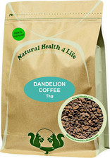 NH4L  Dandelion Coffee Substitute Roasted Cut Dandelion Root 1 Kg in Resealable