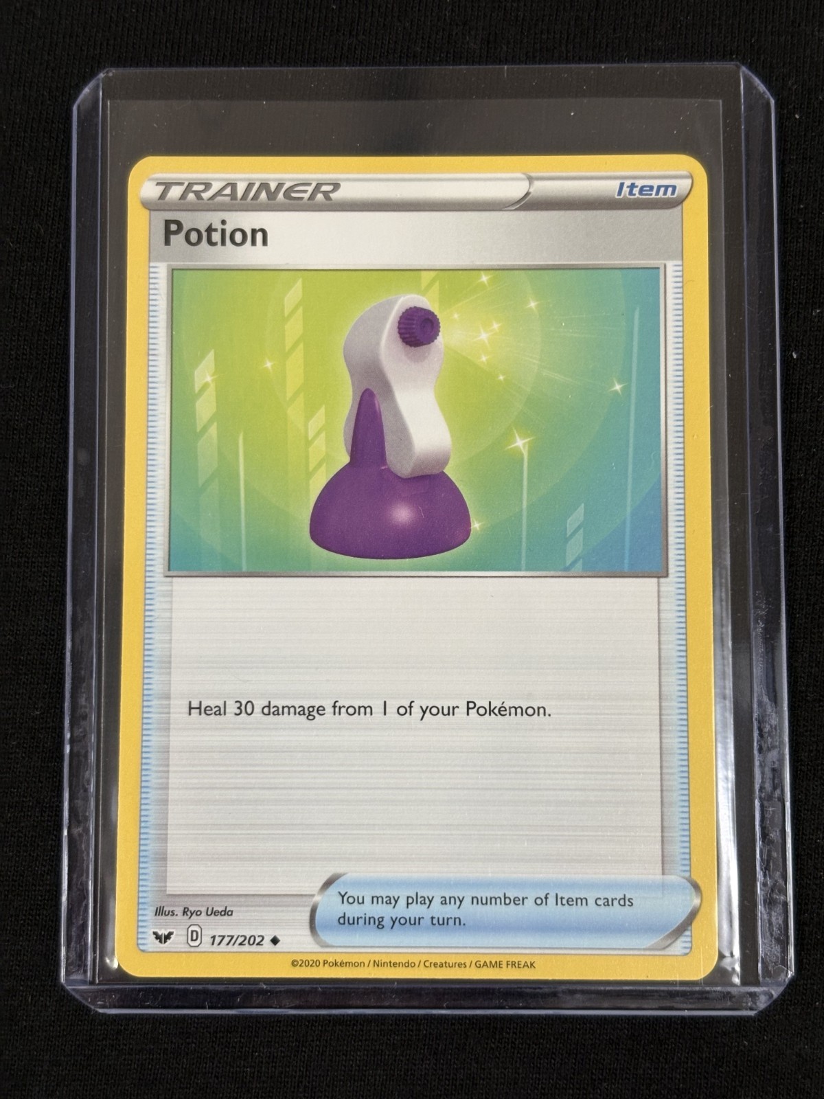 2020 POKEMON CARD 177/202 POTION TRAINER SWORD & SHIELD BASE SET SWSH TCG FS