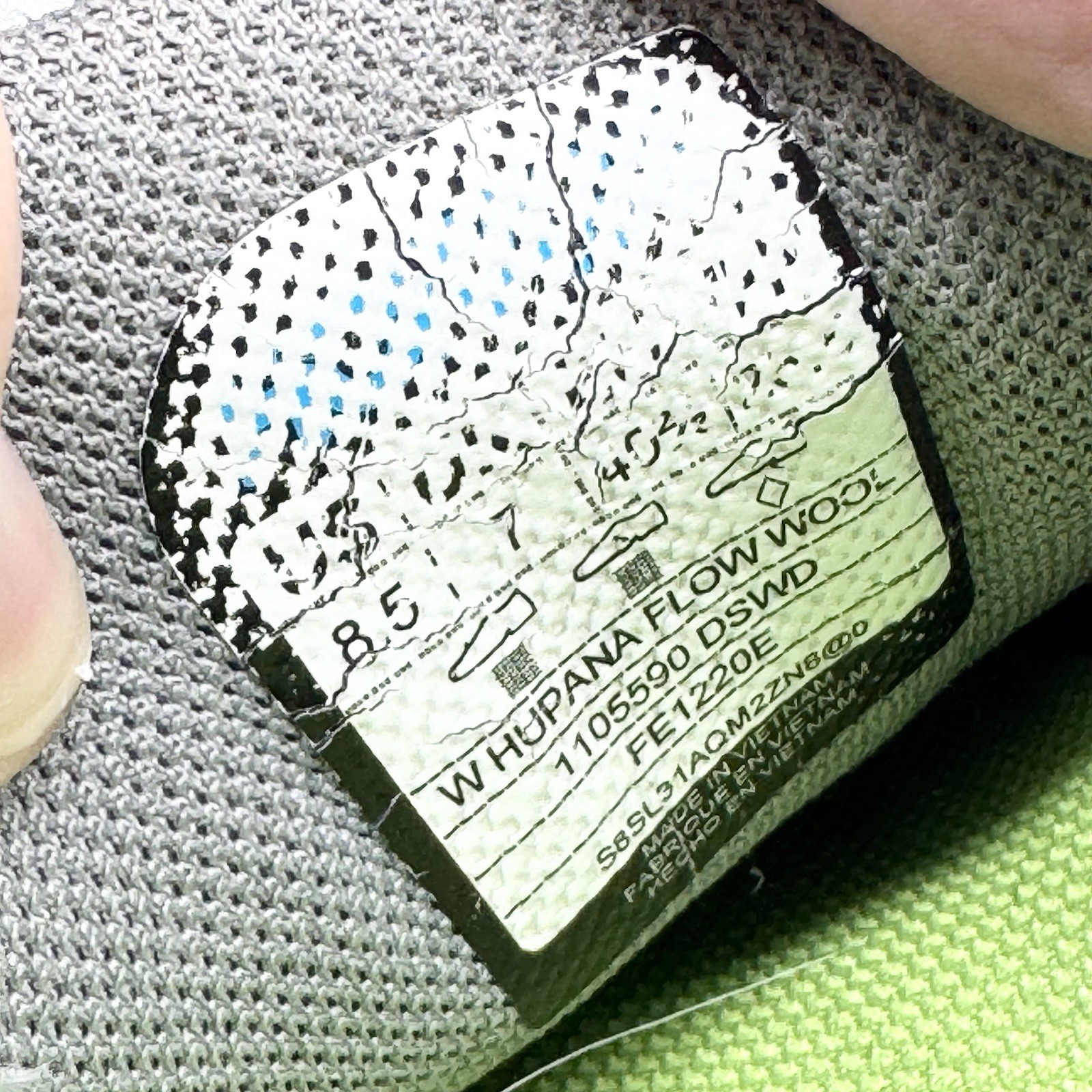 Hoka One One Hupana Flow Wool Comfort Sneakers In Dark shadow/Wild Dove Size 8.5 thumbnail 9