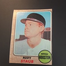 Rusty Staub 1968 Topps #300 Houston Astros Baseball Card Poor