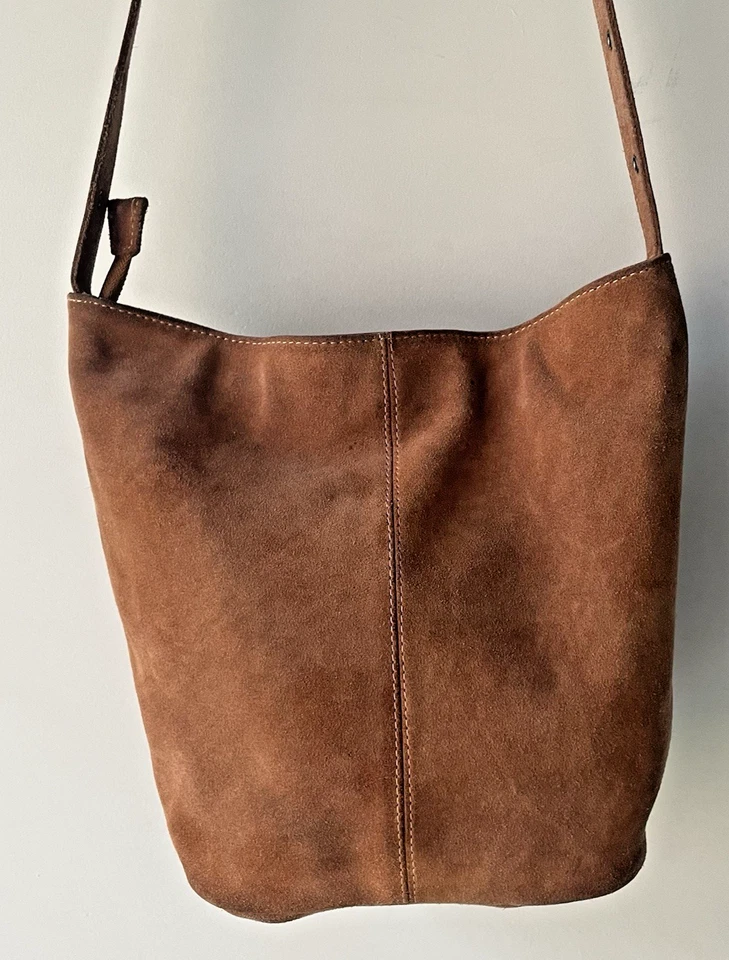 Bolso de Mano Mujer Gamuza Ecote Marrón Foto 2 de 4