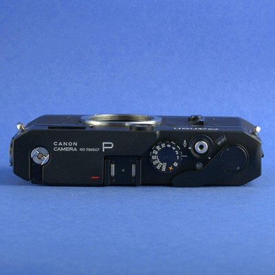 Canon P Rangefinder Camera Body Black Repaint 06/2025 CLA Near