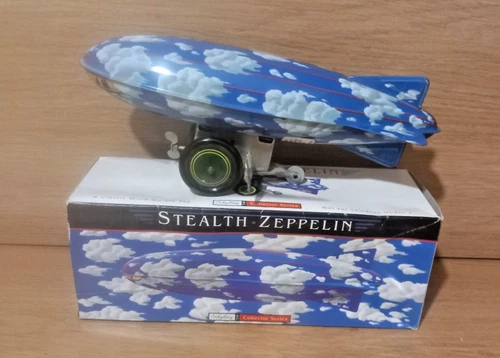Stealth Zeppelin Wind-Up Toy Schylling Tin Collector Series Vintage