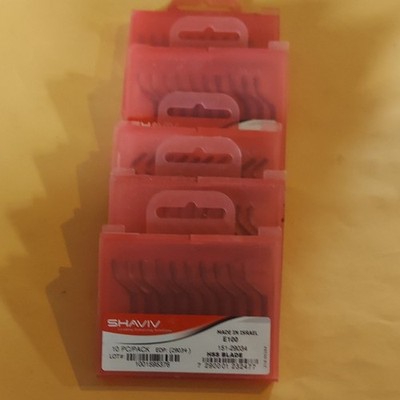 SHAVIV E100 HSS Swivel Deburring Blades Pack, 151-29084, High-Speed Steel