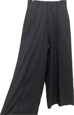 ASOS Designs Dress Pants Navy Size 6 Pockets Wide Leg Trousers Side Zip