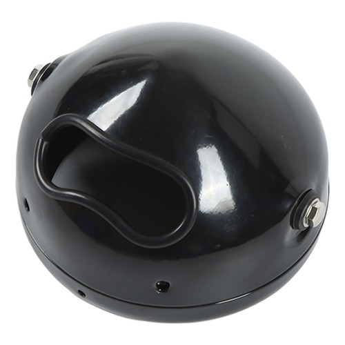 Ι 5.3in Motorcycle LED Headlight Housing Matte Black Retro Headlamp Bucket Mount - Picture 6 of 12