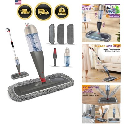 Spray Mop for Floor Cleaning with Washable Pads, Microfiber Wet Mops with 800...