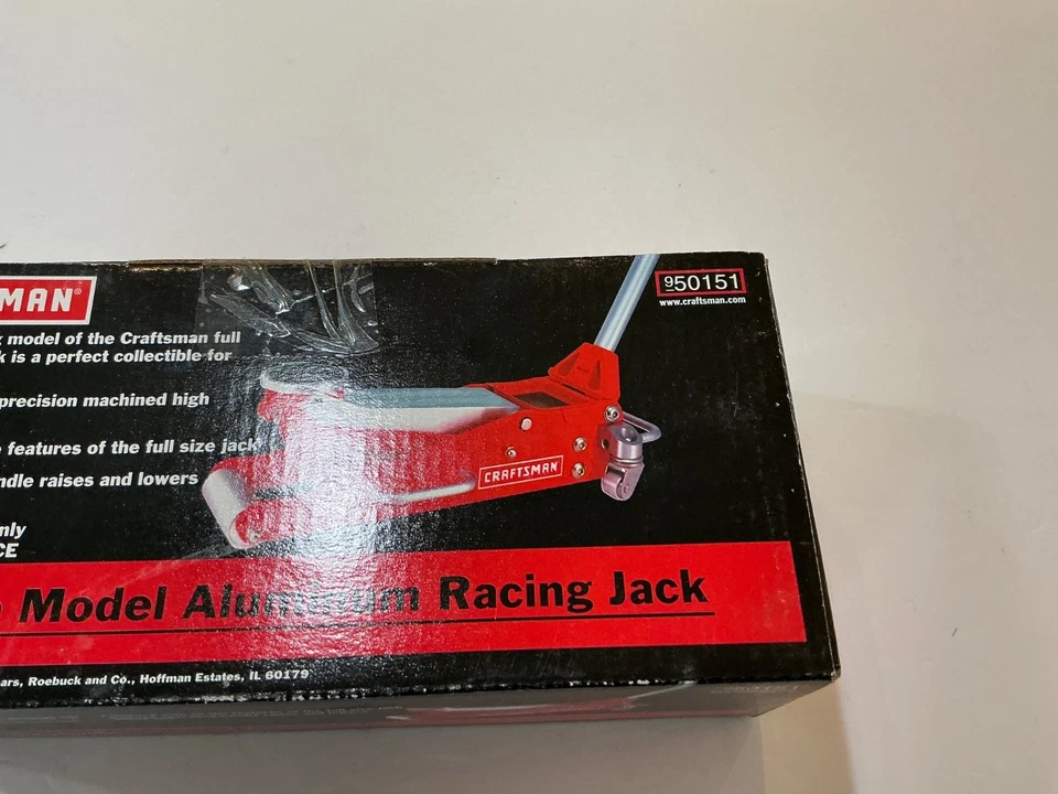 Nuevo de Lote Antiguo Craftsman Miniatura Aluminio Racing Jack 50151 Miniatura Piso Jack Nuevo  Foto 2 de 4