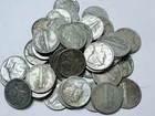 ONE Mercury Silver Dime 1935 - 1945 PDS in Extra Fine XF condition