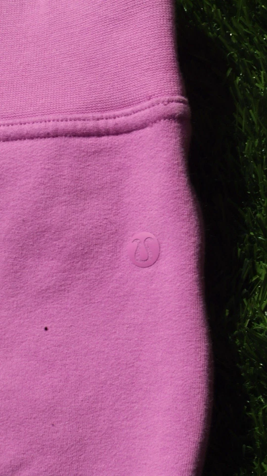 Sudadera con Capucha Lululemon Rosa All Yours Terry Francés Mujer Mediana Pullover Bolsillos Foto 3 de 4