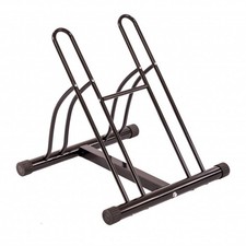 NEW! Double Heavy Duty Bike Bicycle Floor Parking Stand Holder Storage Rack