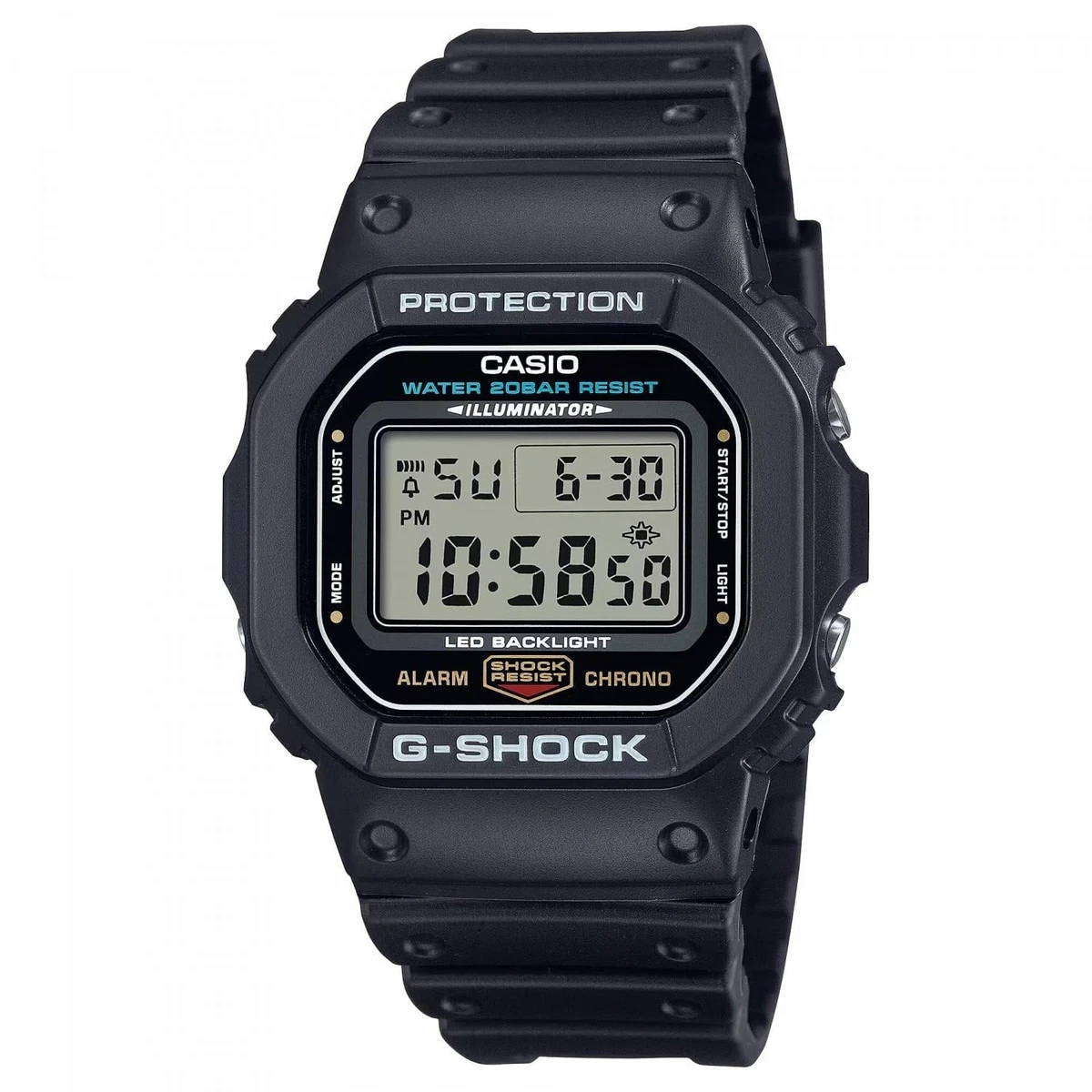 CASIO G-SHOCK DW-5600UE-1 Hombre Negro Reloj Digital Diseño Clásico Nuevo