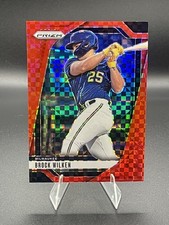 2025 Panini Prizm Baseball - Brock Wilken Red Power Prizm /99 Milwaukee Brewers 