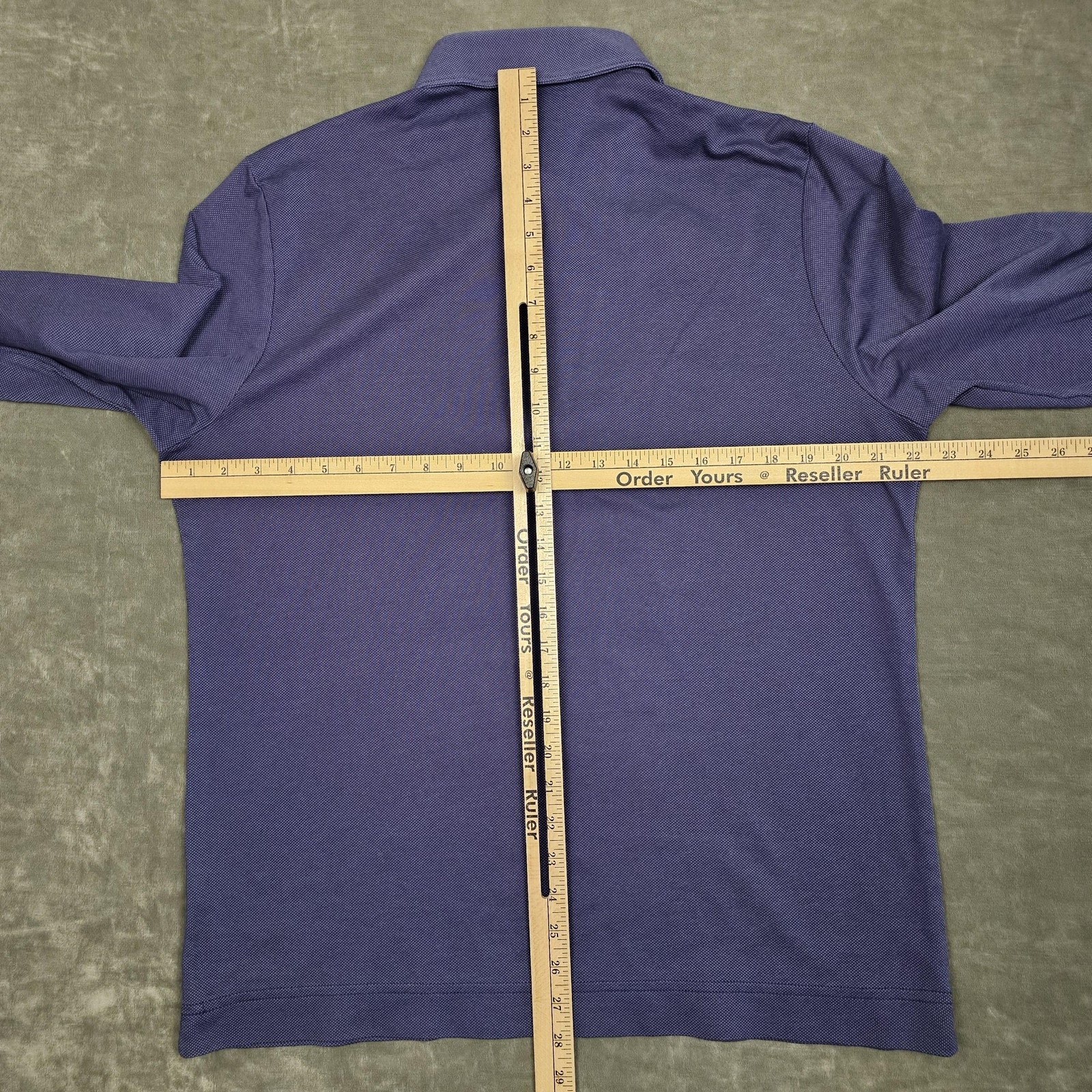 Criquet Pullover Shirt Mens Large Purple Long Sleeve Polo Golf Casual Top