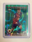 TOPPS CHROME 2025 UNAI HERNANDEZ BARCELONA PARALLEL 124/199.