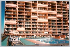 Ocean City Maryland Fountainhead next to Carousel Condos 116th Street Postcard