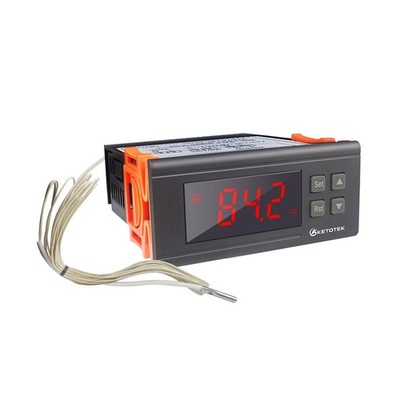 KETOTEK KT8230 Digital Temperature Controller Thermostat black,orange 