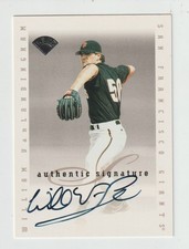 William VanLandingham - 1996 Leaf Signature Series Update - Autographed - Giants