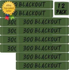 12 Pack Magsaddle .300 Blackout Magazine Marking Bands .300 BLK .300BO Caliber I