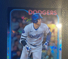 2024 Topps Chrome logofractor Shohei Ohtani Dodgers #1 Baseball Card