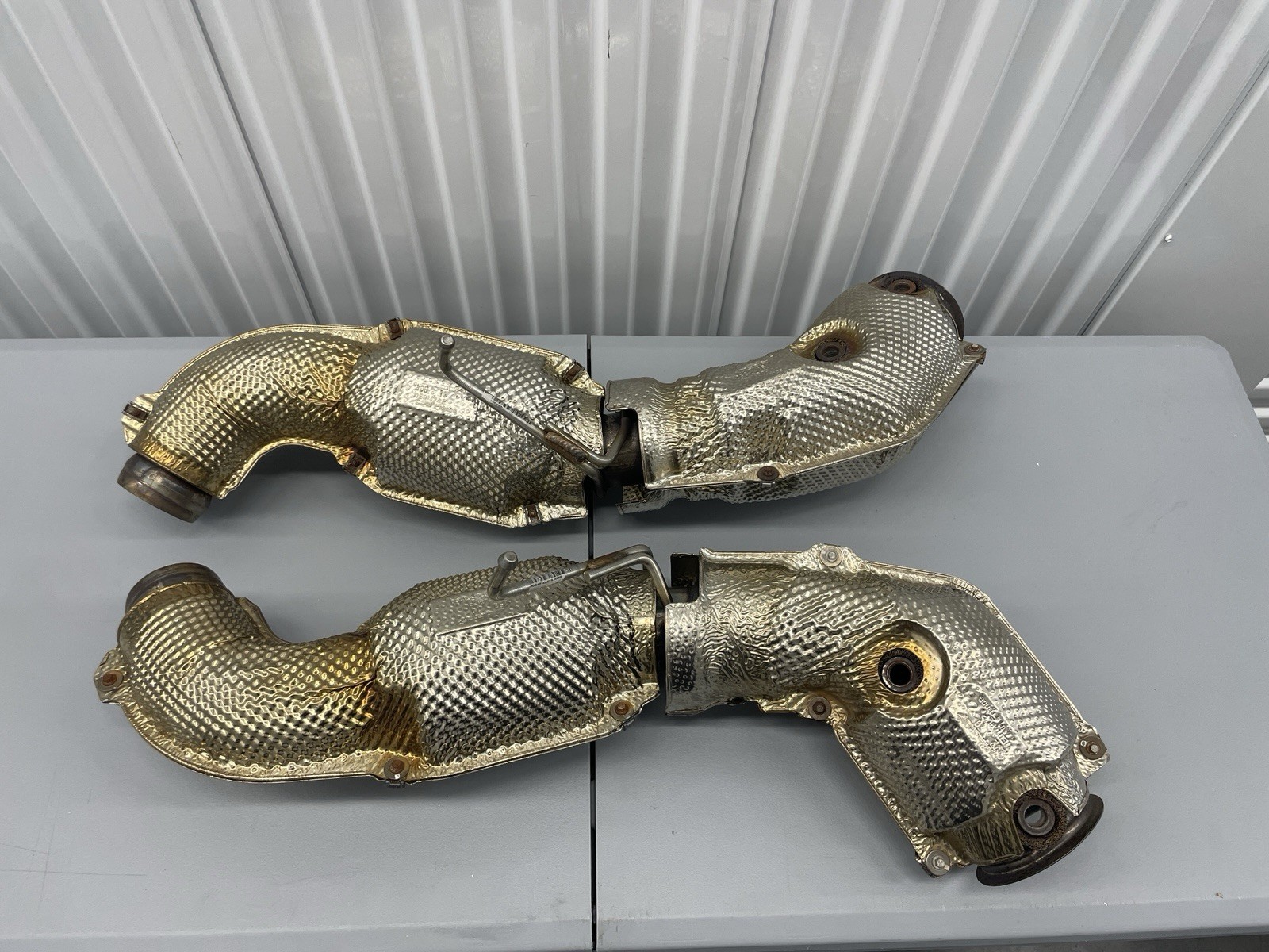 2015-2021 MCLAREN 570S OEM GENUINE DOWNPIPES / CATS PAIR LEFT & RIGHT