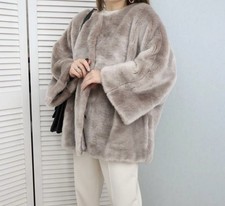 Max Mara Weekend Eco Fur Coat Jacket 