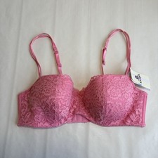 NEW b.tempt'd by Wacoal Ciao Bella balconette bra in pink lace Size 36C NWT