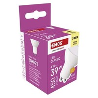 GU10 Led Leuchtmittel MR16 230V 4W 450Lm 3000K, Warmweiß, Emos