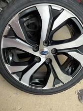 18 "Subaru OEM (Outback) Rims with new Summit Tires (225/40R18) & TPMs. 