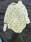 NWT Cat & Jack One Pice Long Sleeve Fleece Bows 12 Months Girls — photo 4