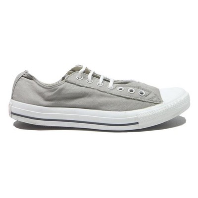 CONVERSE Chuck Taylor All Star Herren Low Top Sneaker Grau Baumwollmix UK 9