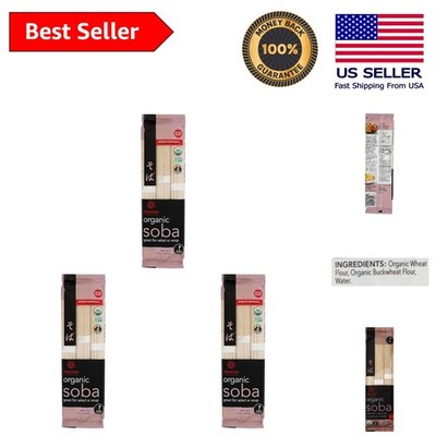 3-Pack Organic Soba Noodles - Authentic Japanese Buckwheat, Healthy & Versatile