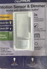 LUTRON Maestro MultiLocation 1.25 Amp Occupancy Motion Sensor Light dimmer White