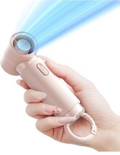 WSKEN Handheld Portable Mini Fan - Personal Small Pocket Design USB Rechargeable