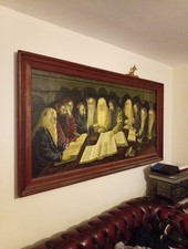 Original Painting On Board. I Painted 25 Years Ago. Oil on Wood. Imagination.