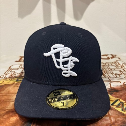 New Era x Embroidery Logo Yashima Collaboration Navy Cap 7 3/8 Men Limited Editi