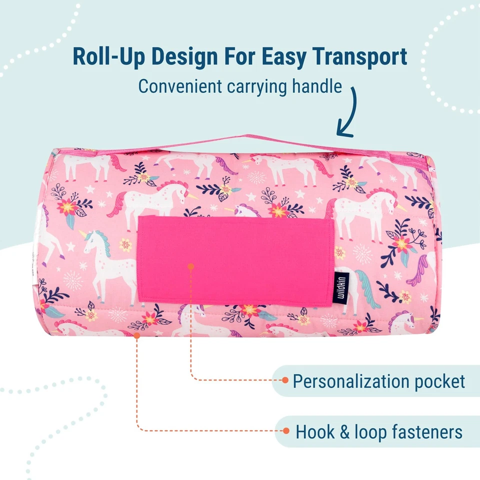 Alfombrilla de siesta original para niños - Acogedora alfombrilla para dormir para niños con almohada, ideal para la escuela y el té... Foto 4 de 4