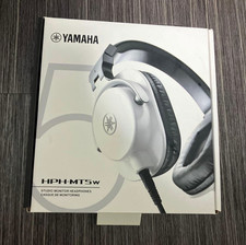 YAMAHA HPH-MT5W STUDIO MONITOR HEADPHONES Closed-Back Over-Ear 40mm Driver White