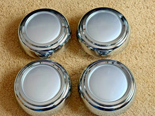 Set 4 New Chrome Wheel Hub Center Caps For 93-97 Crown Victoria Town Car