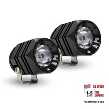Motorcycle Spot Driving Fog Lights 2inch Cool White 10W LED Off Road Pod Light