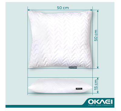 Okaei Kopfkissen 50x50 2er Set Superweiches Kissen Set Bettwaren & Bettwäsche