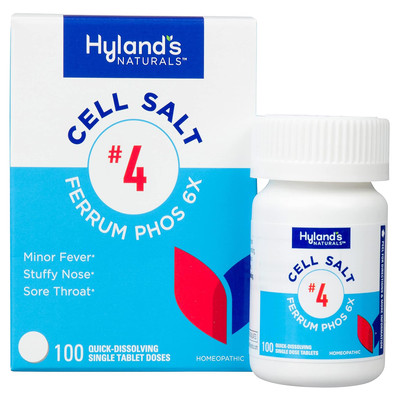 Hyland's No. 4 Cell Salt Ferrum Phos 6X, 100 Tablets