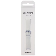 Samsung Sport Band for Galaxy Watch4  Later - White 20mm M/L